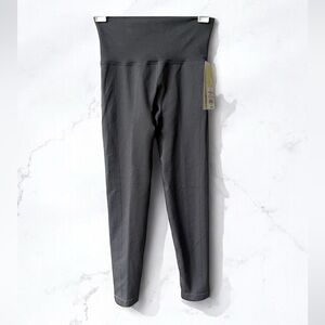 Gray High-Waisted Leggings